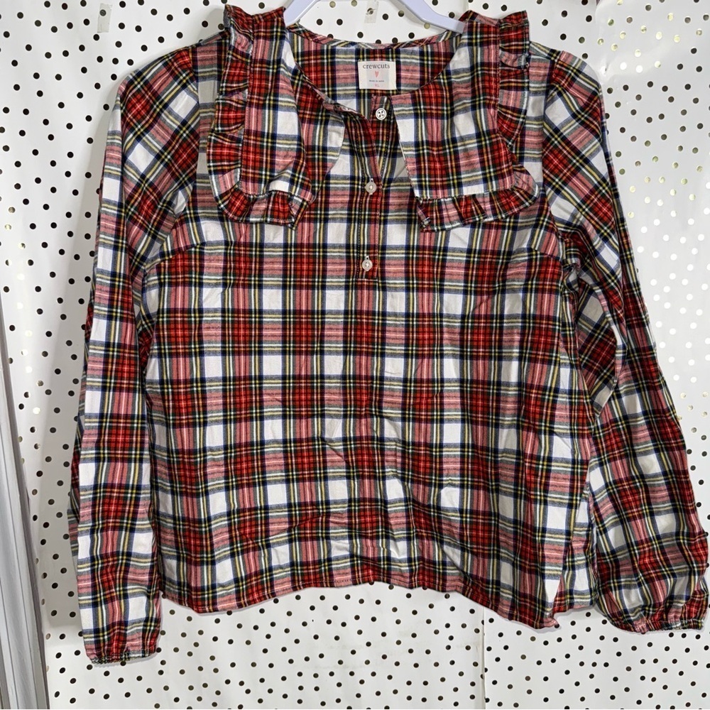 Crewcuts Red and Black Button Down Shirt